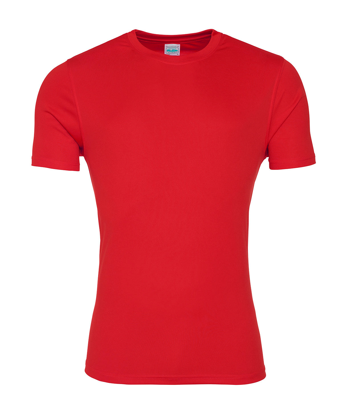 Tryck din logga på T-shirts från AWDis Just Cool - Anpassa Cool and Soft T-Shirt i färgen Mellan röd för företag, föreningar och privatpersoner