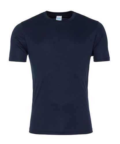 Tryck din logga på T-shirts från AWDis Just Cool - Anpassa Cool and Soft T-Shirt i färgen Marinblå för företag, föreningar och privatpersoner