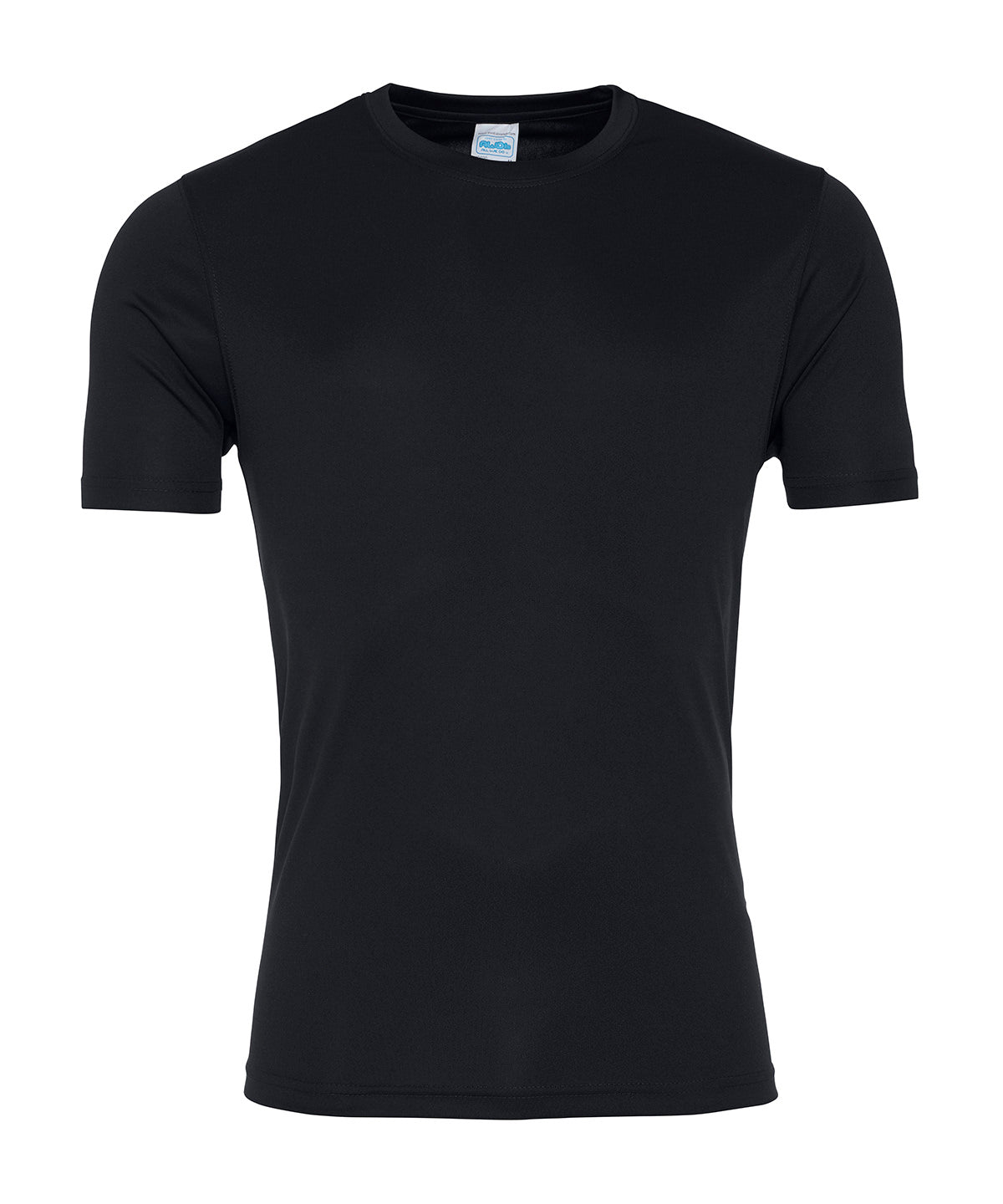 Tryck din logga på T-shirts från AWDis Just Cool - Anpassa Cool and Soft T-Shirt i färgen Svart för företag, föreningar och privatpersoner