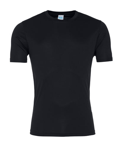 Tryck din logga på T-shirts från AWDis Just Cool - Anpassa Cool and Soft T-Shirt i färgen Svart för företag, föreningar och privatpersoner