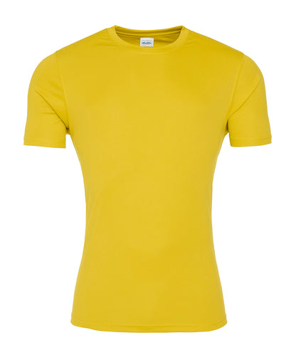 Tryck din logga på T-shirts från AWDis Just Cool - Anpassa Cool and Soft T-Shirt i färgen Mellan gul för företag, föreningar och privatpersoner