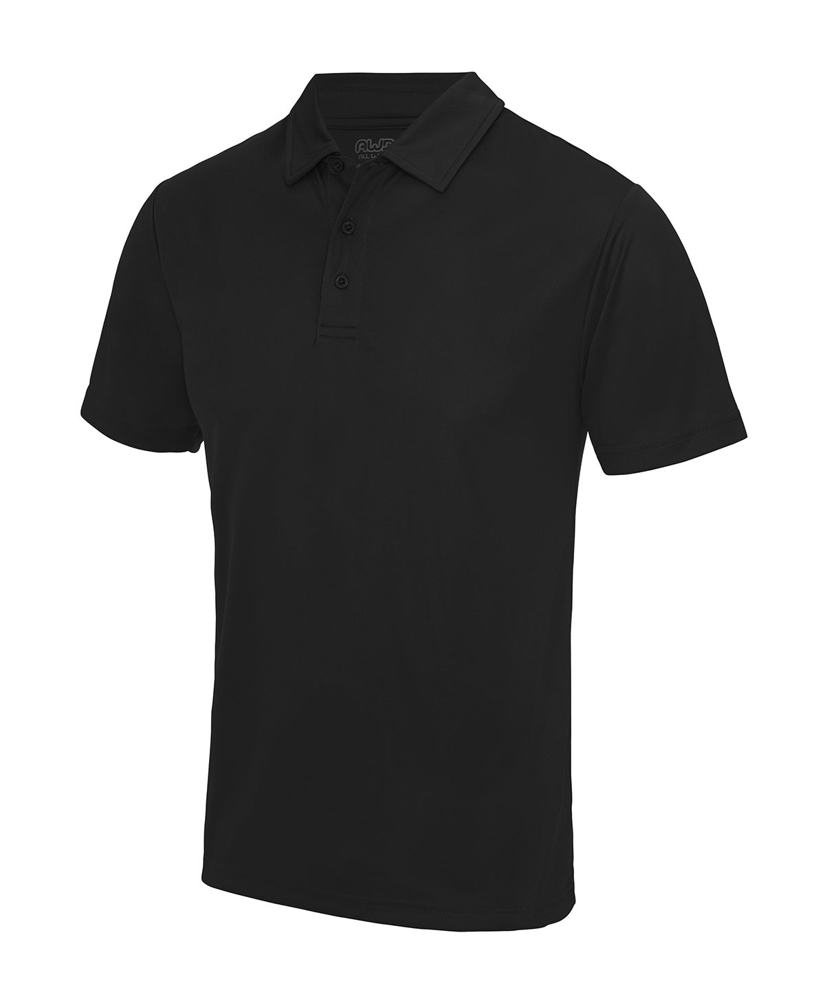Tryck din logga på Piké från AWDis Just Cool - Anpassa AWDis Just Pikés - Cool Piké i färgen Svart för företag, föreningar och privatpersoner