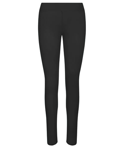 Tryck din logga på Leggings från AWDis Just Cool - Anpassa Coola träningsleggings för damer i färgen Svart för företag, föreningar och privatpersoner