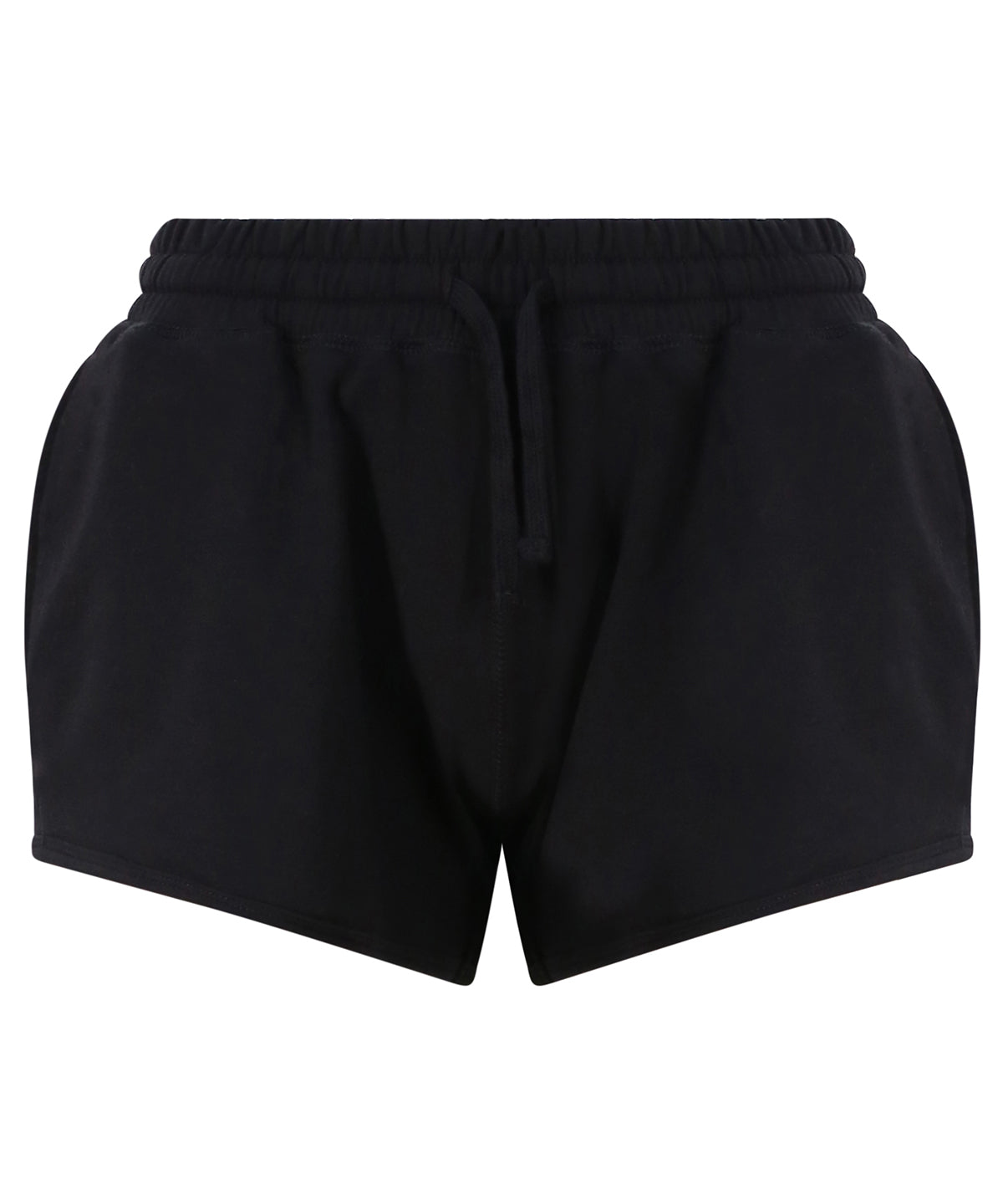 Tryck din logga på Shorts från AWDis Just Cool - Anpassa Coola joggingshorts för damer i färgen Svart för företag, föreningar och privatpersoner