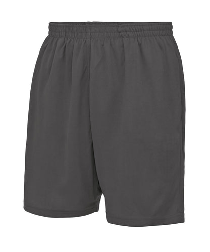 Tryck din logga på Shorts från AWDis Just Cool - Anpassa Coola shorts i färgen Mörkgrå för företag, föreningar och privatpersoner
