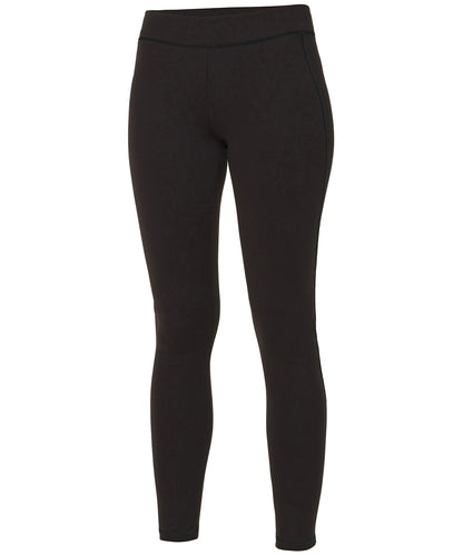 Tryck din logga på Leggings från AWDis Just Cool - Anpassa Coola träningsbyxor för damer i färgen Svart för företag, föreningar och privatpersoner