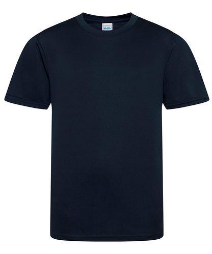 Tryck din logga på T-shirts från AWDis Just Cool - Anpassa Kids Cool Smooth T-Shirt i färgen Marinblå för företag, föreningar och privatpersoner