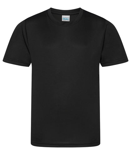 Tryck din logga på T-shirts från AWDis Just Cool - Anpassa Kids Cool Smooth T-Shirt i färgen Svart för företag, föreningar och privatpersoner