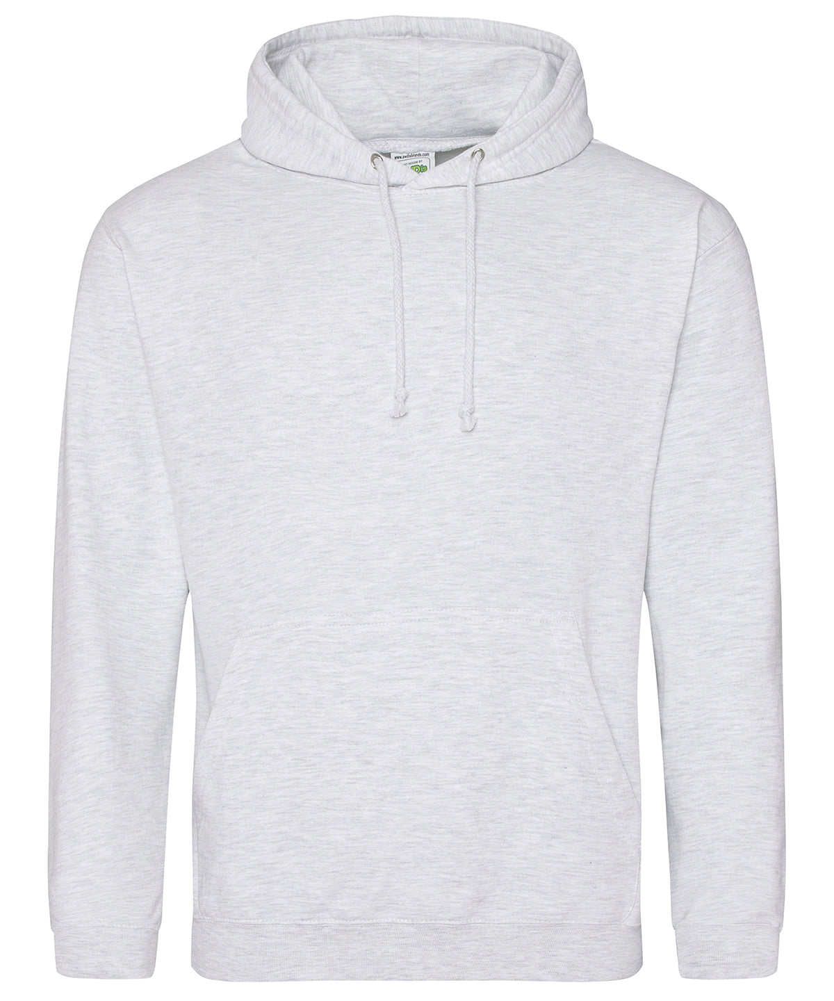Tryck din logga på Hoodies från AWDis Just Hoods - Anpassa AWDis Just Hoods - College Hoodie i färgen Ljusgrå för företag, föreningar och privatpersoner