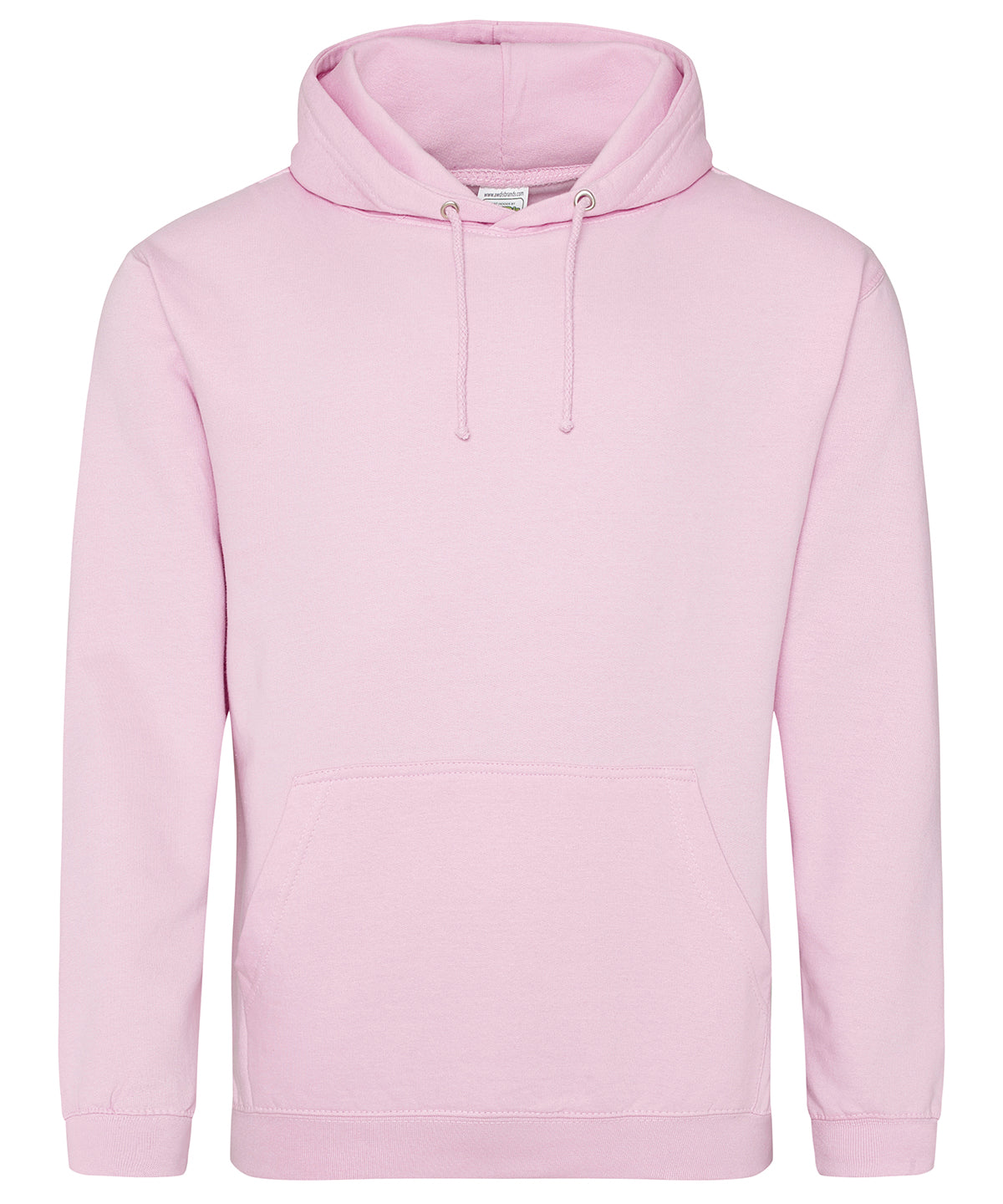 Tryck din logga på Hoodies från AWDis Just Hoods - Anpassa AWDis Just Hoods - College Hoodie i färgen Ljusrosa för företag, föreningar och privatpersoner