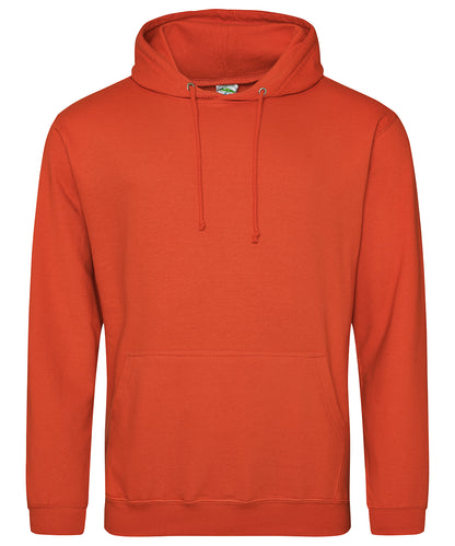 Tryck din logga på Hoodies från AWDis Just Hoods - Anpassa AWDis Just Hoods - College Hoodie i färgen Mörk orange för företag, föreningar och privatpersoner