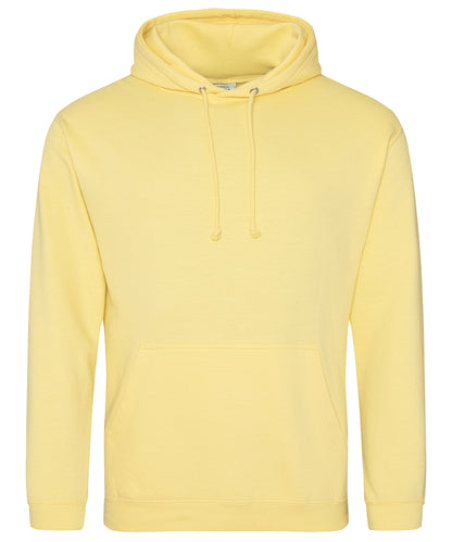 Tryck din logga på Hoodies från AWDis Just Hoods - Anpassa AWDis Just Hoods - College Hoodie i färgen Ljusgul för företag, föreningar och privatpersoner
