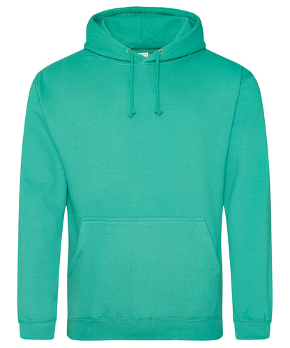 Tryck din logga på Hoodies från AWDis Just Hoods - Anpassa AWDis Just Hoods - College Hoodie i färgen Mellan grön för företag, föreningar och privatpersoner