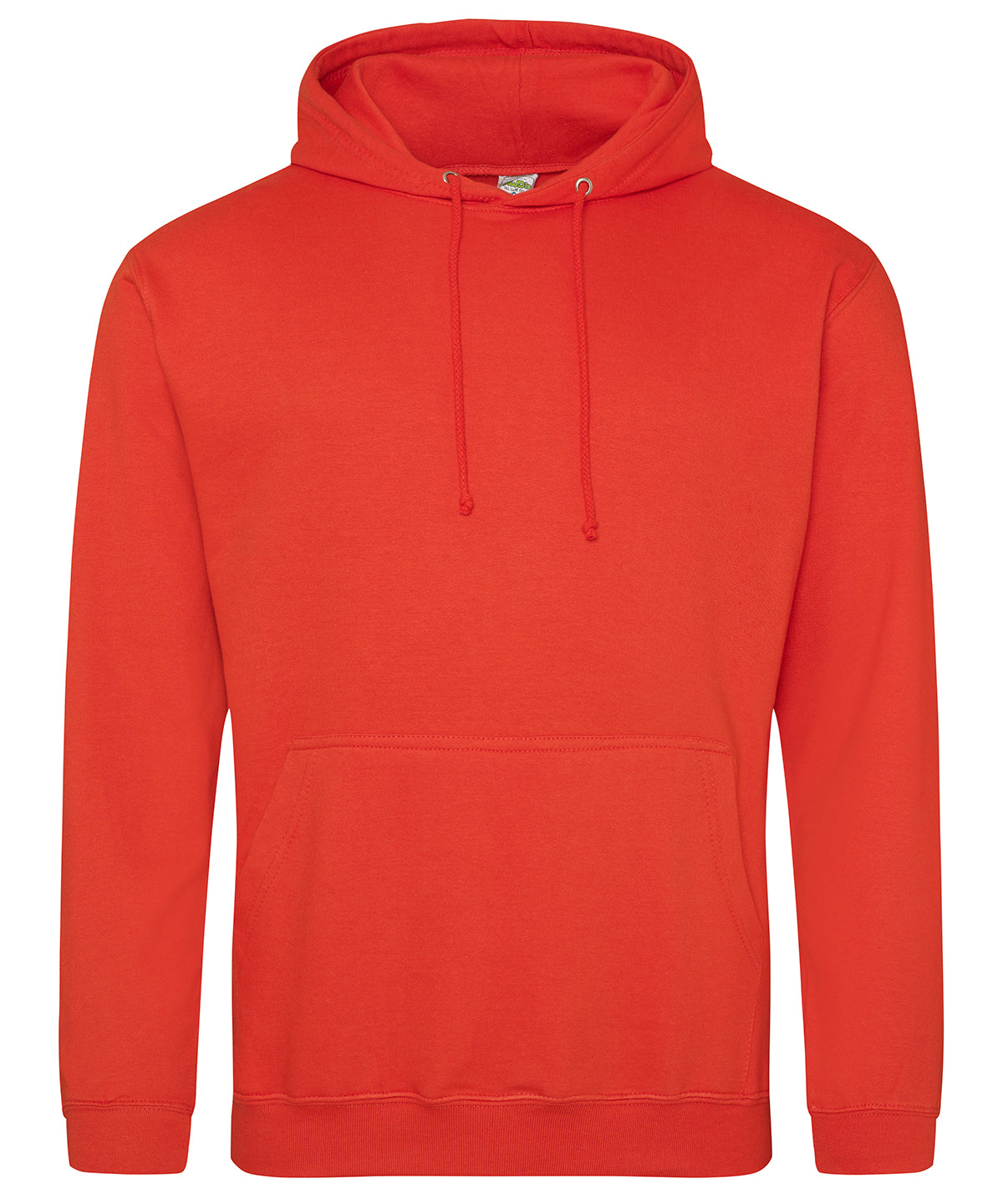 Tryck din logga på Hoodies från AWDis Just Hoods - Anpassa AWDis Just Hoods - College Hoodie i färgen Mellan Orange för företag, föreningar och privatpersoner