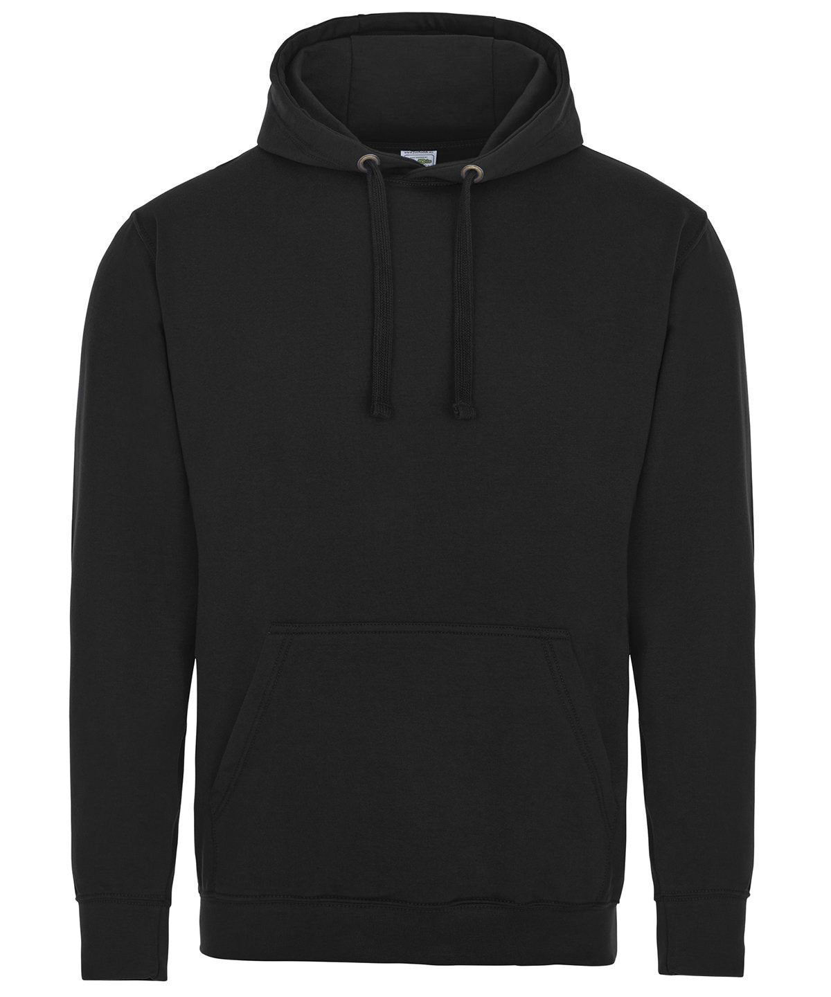 Tryck din logga på Hoodies från AWDis Just Hoods - Anpassa AWDis Just Hoods - SupaSoft Hoodie i färgen Svart för företag, föreningar och privatpersoner