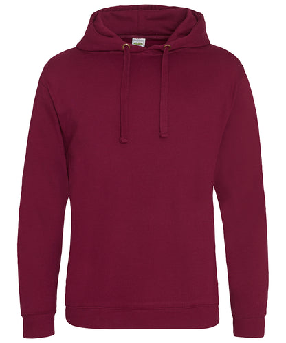 Tryck din logga på Hoodies från AWDis Just Hoods - Anpassa AWDis Just Hoods - Hoodie med episkt tryck i färgen Burgundy för företag, föreningar och privatpersoner