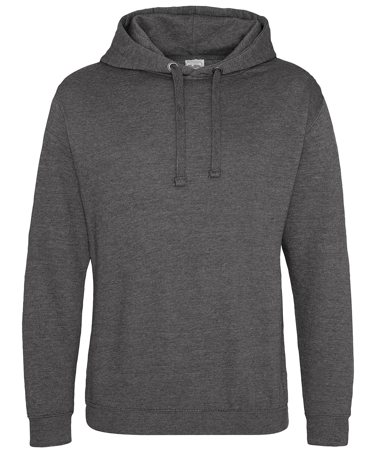 Tryck din logga på Hoodies från AWDis Just Hoods - Anpassa AWDis Just Hoods - Hoodie med episkt tryck i färgen Mörkgrå för företag, föreningar och privatpersoner