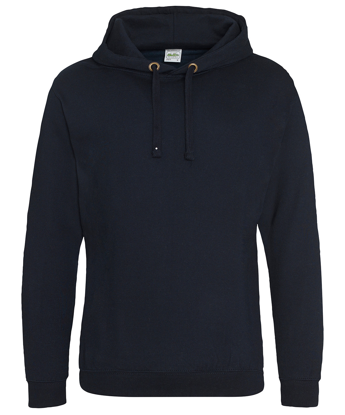 Tryck din logga på Hoodies från AWDis Just Hoods - Anpassa AWDis Just Hoods - Hoodie med episkt tryck i färgen Marinblå för företag, föreningar och privatpersoner