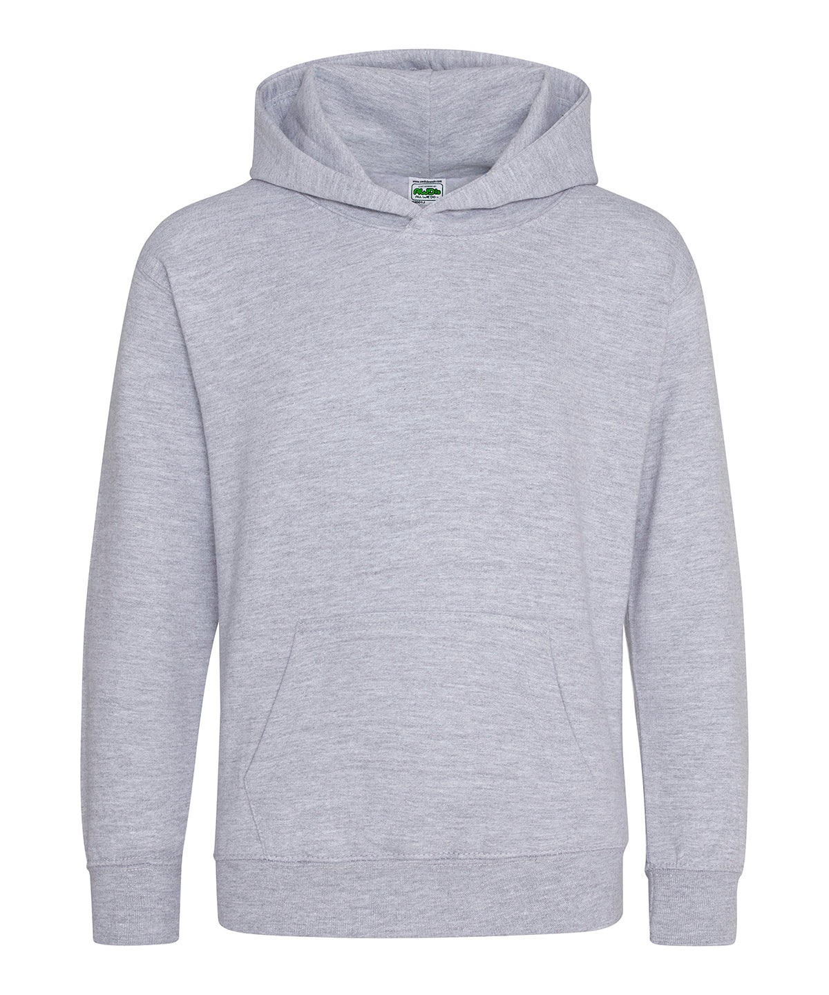 Tryck din logga på Hoodies från AWDis Just Hoods - Anpassa AWDis Just Hoods - Hoodie för barn i färgen Ljunggrå för företag, föreningar och privatpersoner