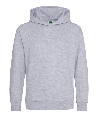 Tryck din logga på Hoodies från AWDis Just Hoods - Anpassa AWDis Just Hoods - Hoodie för barn i färgen Ljunggrå för företag, föreningar och privatpersoner