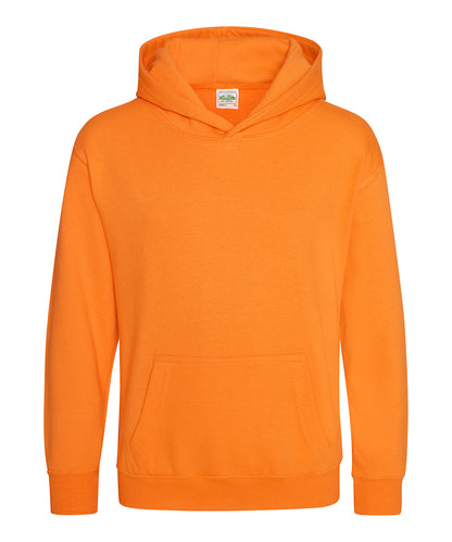 Tryck din logga på Hoodies från AWDis Just Hoods - Anpassa AWDis Just Hoods - Hoodie för barn i färgen Mellan Orange för företag, föreningar och privatpersoner