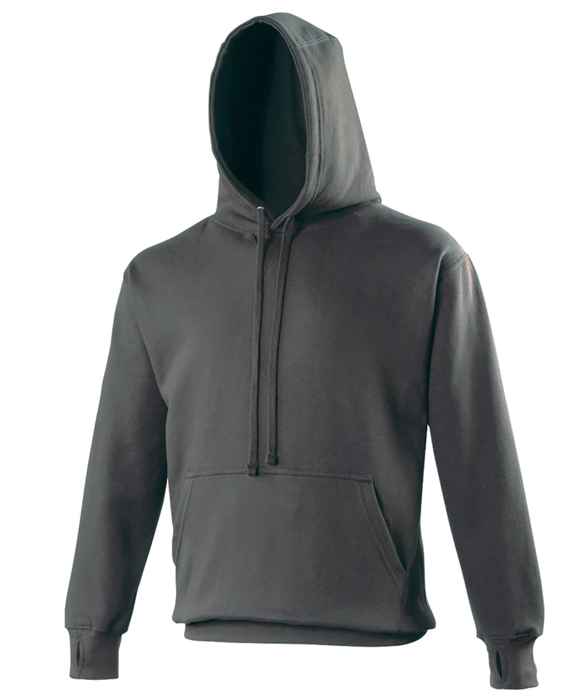 Tryck din logga på Hoodies från AWDis Just Hoods - Anpassa AWDis Just Hoods - Streetwear Hoodie i färgen Mörkgrå för företag, föreningar och privatpersoner
