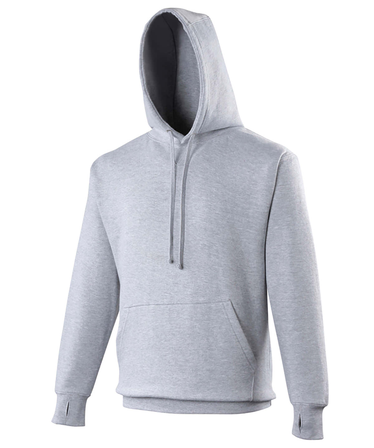 Tryck din logga på Hoodies från AWDis Just Hoods - Anpassa AWDis Just Hoods - Streetwear Hoodie i färgen Ljunggrå för företag, föreningar och privatpersoner