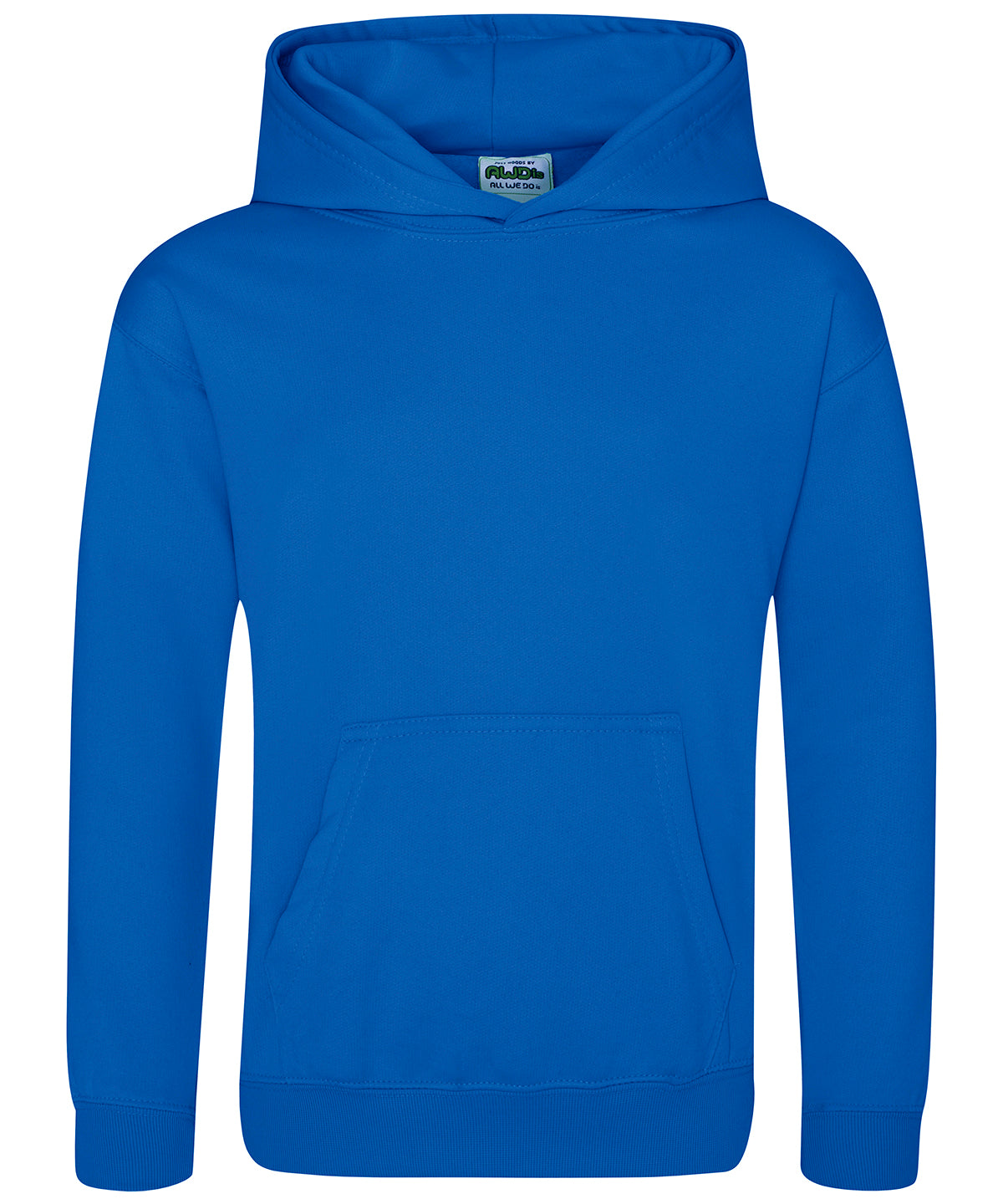 Tryck din logga på Hoodies från AWDis Just Hoods - Anpassa AWDis Just Hoods - Sporthoodie i Polyester för barn i färgen Royal för företag, föreningar och privatpersoner