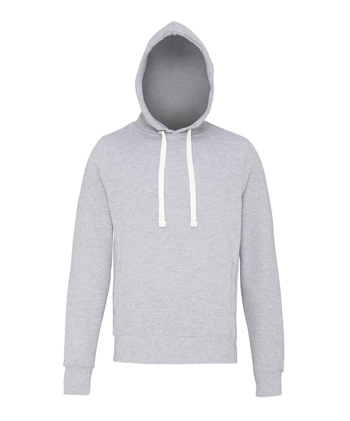 Tryck din logga på Hoodies från AWDis Just Hoods - Anpassa AWDis Just Hoods - Grovmaskig Hoodie i färgen Ljunggrå för företag, föreningar och privatpersoner