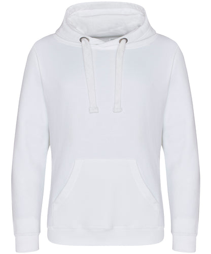 Tryck din logga på Hoodies från AWDis Just Hoods - Anpassa AWDis Just Hoods - Kraftig Hoodie i färgen Vit för företag, föreningar och privatpersoner