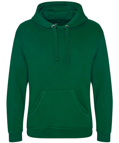 Tryck din logga på Hoodies från AWDis Just Hoods - Anpassa AWDis Just Hoods - Kraftig Hoodie i färgen Djup grön för företag, föreningar och privatpersoner