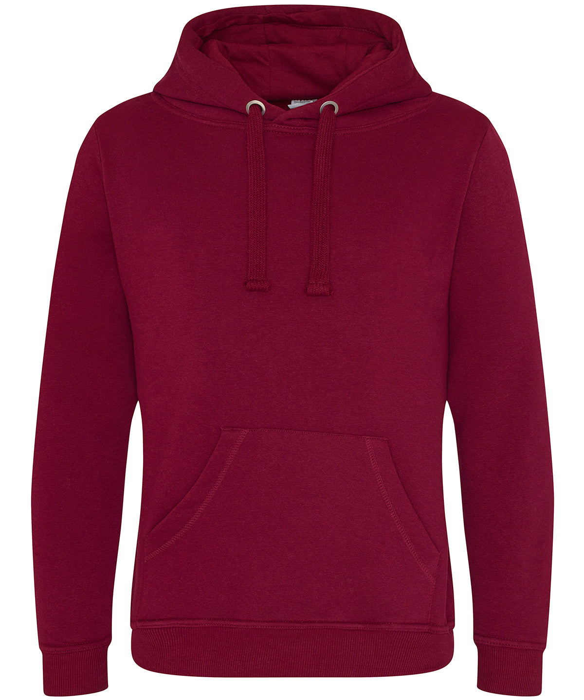 Tryck din logga på Hoodies från AWDis Just Hoods - Anpassa AWDis Just Hoods - Kraftig Hoodie i färgen Burgundy för företag, föreningar och privatpersoner