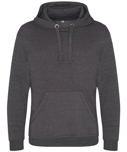 Tryck din logga på Hoodies från AWDis Just Hoods - Anpassa AWDis Just Hoods - Kraftig Hoodie i färgen Mörkgrå för företag, föreningar och privatpersoner