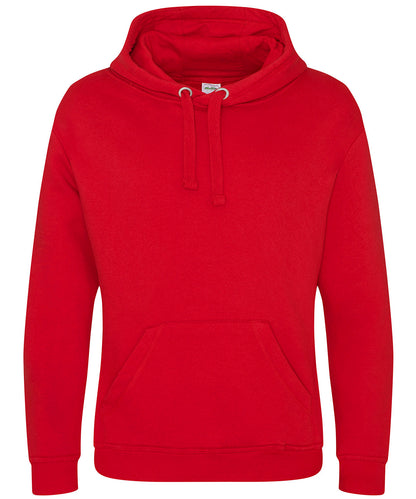 Tryck din logga på Hoodies från AWDis Just Hoods - Anpassa AWDis Just Hoods - Kraftig Hoodie i färgen Mellan röd för företag, föreningar och privatpersoner