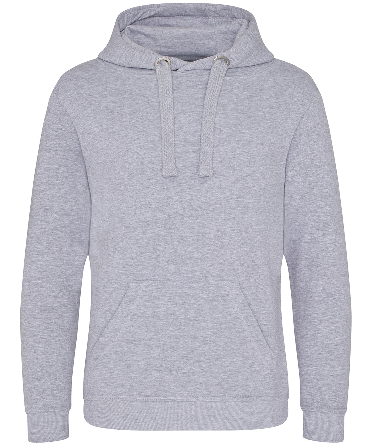 Tryck din logga på Hoodies från AWDis Just Hoods - Anpassa AWDis Just Hoods - Kraftig Hoodie i färgen Ljunggrå för företag, föreningar och privatpersoner
