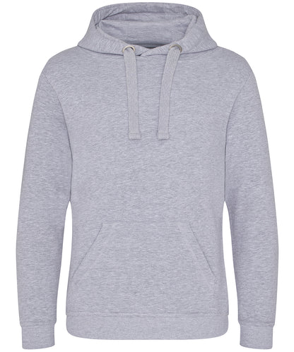 Tryck din logga på Hoodies från AWDis Just Hoods - Anpassa AWDis Just Hoods - Kraftig Hoodie i färgen Ljunggrå för företag, föreningar och privatpersoner