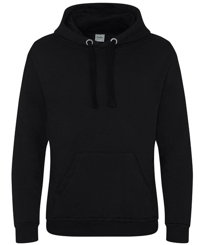 Tryck din logga på Hoodies från AWDis Just Hoods - Anpassa AWDis Just Hoods - Kraftig Hoodie i färgen Svart för företag, föreningar och privatpersoner