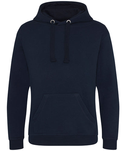 Tryck din logga på Hoodies från AWDis Just Hoods - Anpassa AWDis Just Hoods - Kraftig Hoodie i färgen Marinblå för företag, föreningar och privatpersoner