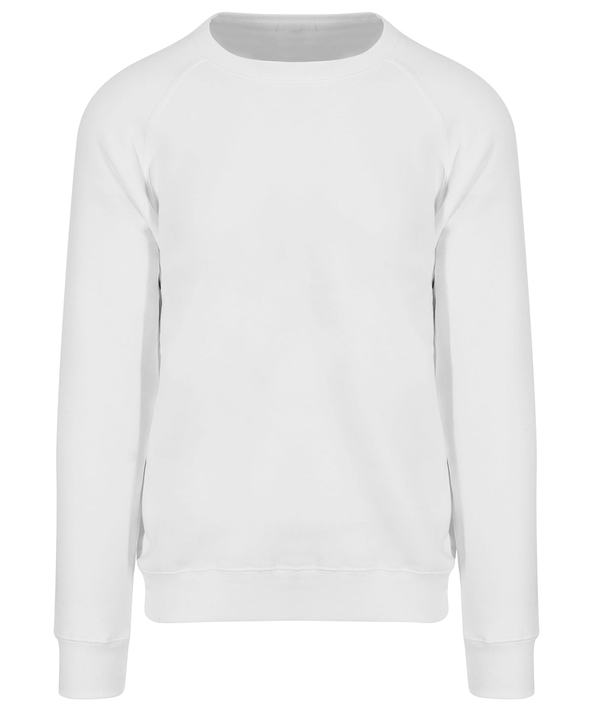 Tryck din logga på Sweatshirts från AWDis Just Hoods - Anpassa AWDis - Sweatshirt i Tungvikt För Akademiker i färgen Vit för företag, föreningar och privatpersoner