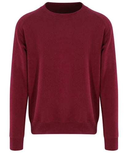 Tryck din logga på Sweatshirts från AWDis Just Hoods - Anpassa AWDis - Sweatshirt i Tungvikt För Akademiker i färgen Burgundy för företag, föreningar och privatpersoner
