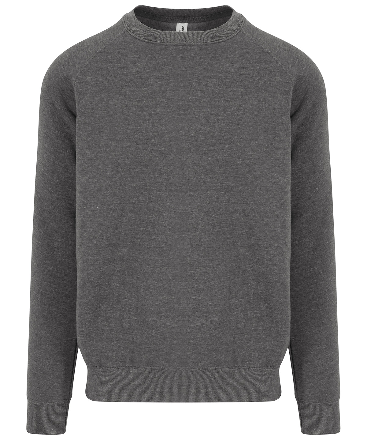 Tryck din logga på Sweatshirts från AWDis Just Hoods - Anpassa AWDis - Sweatshirt i Tungvikt För Akademiker i färgen Mörkgrå för företag, föreningar och privatpersoner