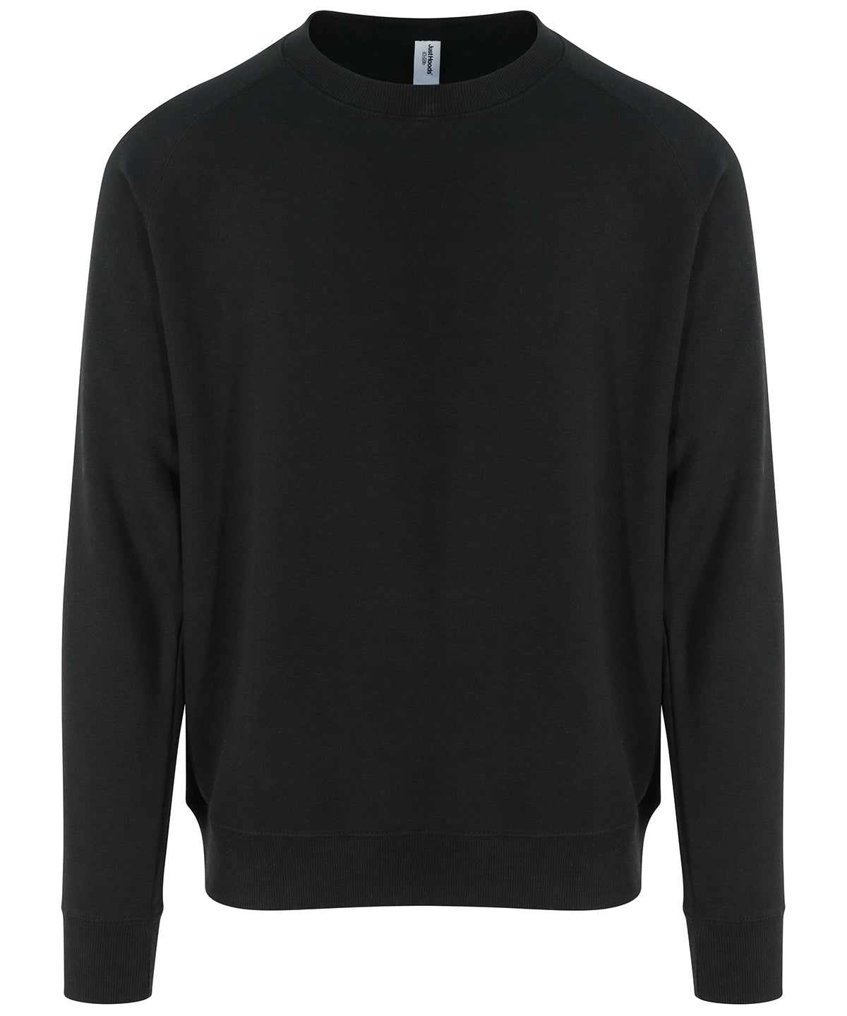 Tryck din logga på Sweatshirts från AWDis Just Hoods - Anpassa AWDis - Sweatshirt i Tungvikt För Akademiker i färgen Svart för företag, föreningar och privatpersoner