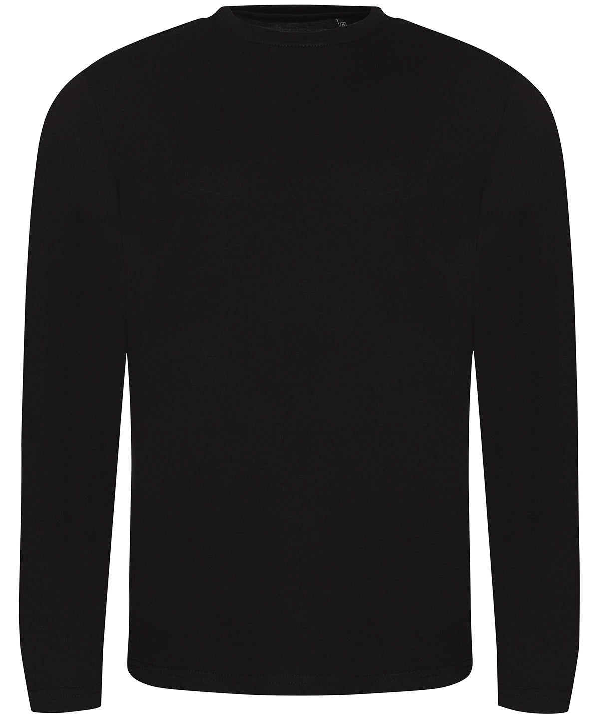 Tryck din logga på T-shirts från AWDis Just T's - Anpassa Long Sleeve Triblend T-Shirt i färgen Svart för företag, föreningar och privatpersoner