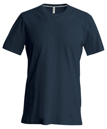Tryck din logga på T-shirts från Kariban - Anpassa Short Sleeve Crew Neck T-shirt - Herr i färgen Mörkgrå för företag, föreningar och privatpersoner
