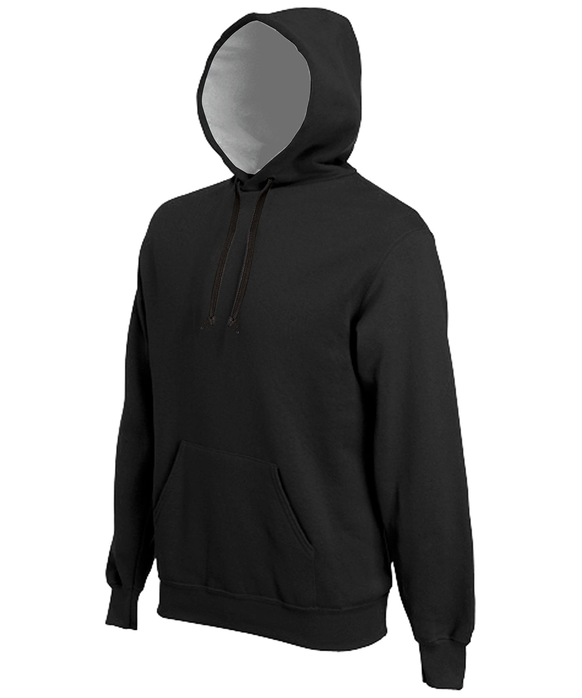 Tryck din logga på Hoodies från Kariban - Anpassa Kariban - Hooded Sweatshirt med Huva i färgen Svart för företag, föreningar och privatpersoner