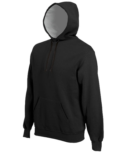 Tryck din logga på Hoodies från Kariban - Anpassa Kariban - Hooded Sweatshirt med Huva i färgen Svart för företag, föreningar och privatpersoner