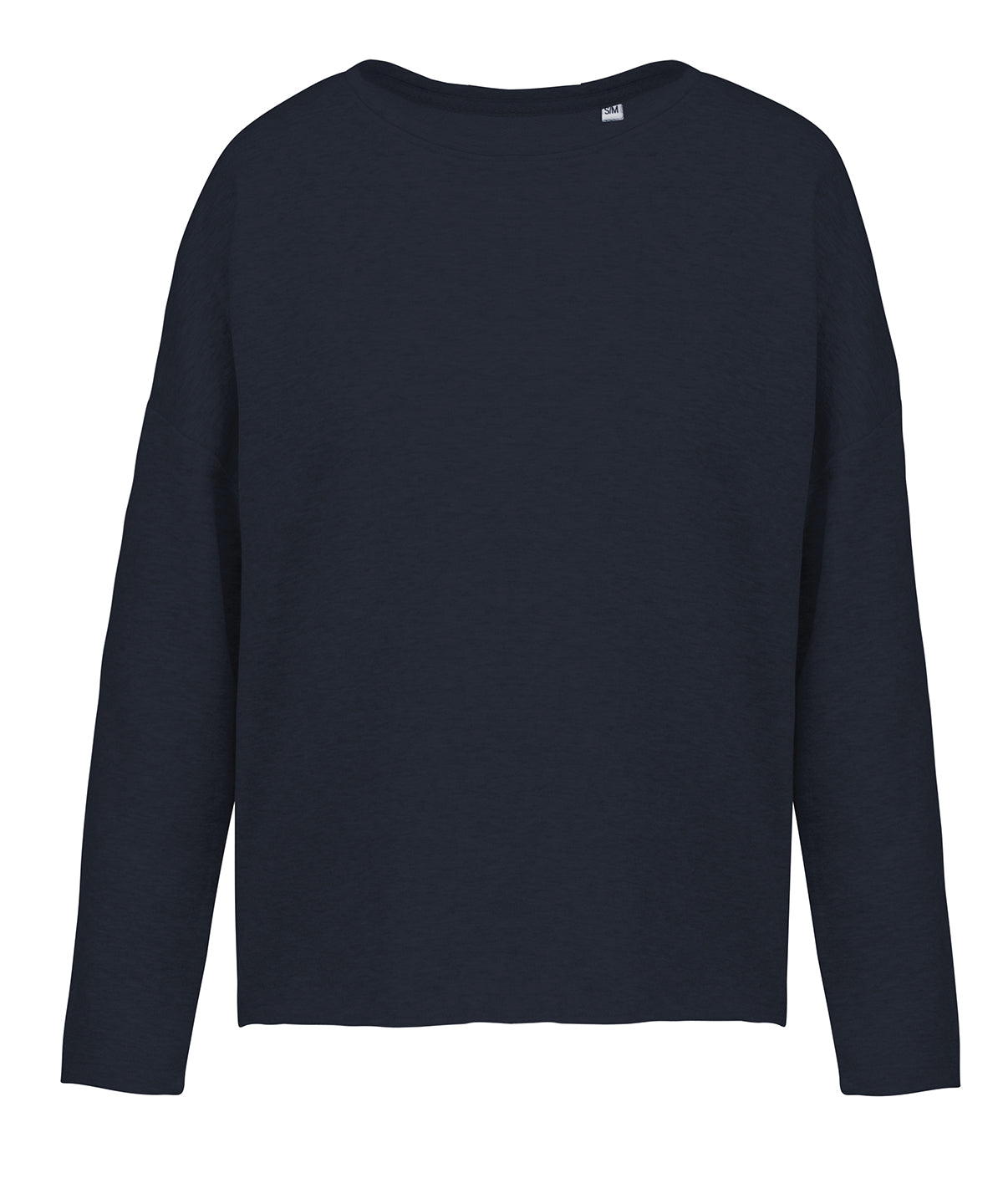 Tryck din logga på Sweatshirts från Kariban - Anpassa Kariban - Oversized Sweatshirt för Damer i färgen Marinblå för företag, föreningar och privatpersoner