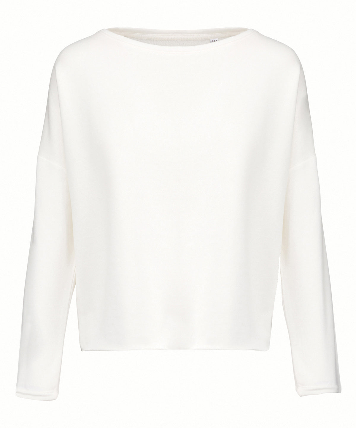 Tryck din logga på Sweatshirts från Kariban - Anpassa Kariban - Oversized Sweatshirt för Damer i färgen Off Vit för företag, föreningar och privatpersoner