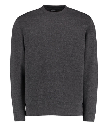 Tryck din logga på Sweatshirts från Kustom Kit - Anpassa Kustom Kit - Klassic Sweatshirt Superwash 60C Långärmad i färgen Mörkgrå för företag, föreningar och privatpersoner