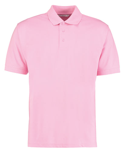 Tryck din logga på Piké från Kustom Kit - Anpassa Klassic Polo Superwash 60° i färgen Ljusrosa för företag, föreningar och privatpersoner
